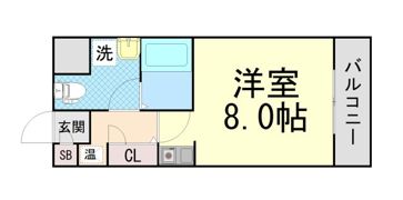ペディマリー箕面Ⅱの間取り画像