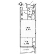 URBAN FLATS江坂の間取り画像
