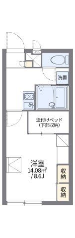 レオパレスルーチェの間取り画像