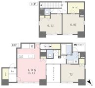 Aioi Bashamichiの間取り画像