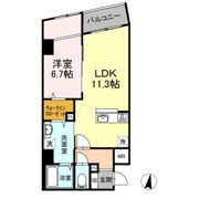 カーサヴェルデ三軒茶屋の間取り画像