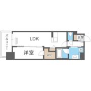 Alivis桜川の間取り画像
