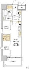 リビオメゾン新大阪の間取り画像
