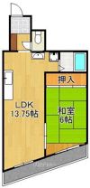 藤本ビル古船場の間取り画像