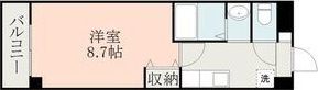 グランソシエ黒髪の間取り画像
