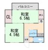 石橋戸建の間取り画像