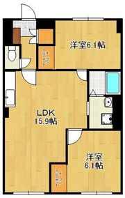 霧ヶ丘コーポラスの間取り画像