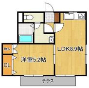 レゾン岩瀬I・IIの間取り画像