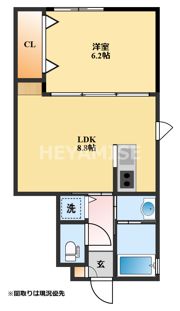 ルポゼ協和C棟の間取り画像