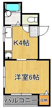 シャトレ折尾の間取り画像