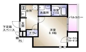 ラフィーネ 豊里の間取り画像