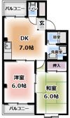 ラリーブコート岸和田の間取り画像
