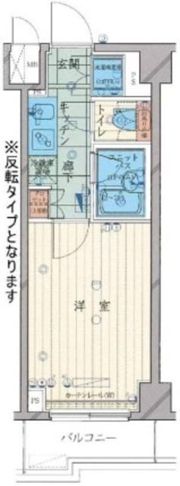 ルーブル武蔵小杉の間取り画像