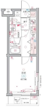 クレヴィスタ武蔵小杉の間取り画像