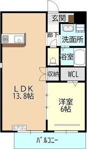 エミネンスⅢの間取り画像