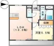 ベルクレアの間取り画像