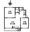 鶴甲コーポ 14号館の間取り画像