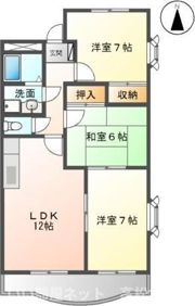 グランディア木太の間取り画像