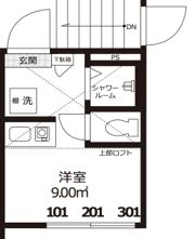 スマイエ北新宿の間取り画像