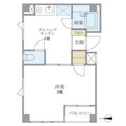 ハイツナカヤ大岡山の間取り画像