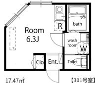 TocA新柴又の間取り画像