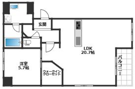 ドルフブランシュ・ブルーの間取り画像