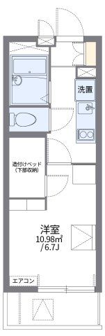 レオパレスあけぼのの間取り画像