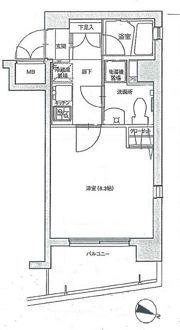 エクセリア大崎の間取り画像
