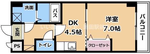 Ultra Oneの間取り画像