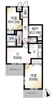 ベルポート志木の間取り画像