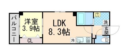 ARCA豊中曽根の間取り画像