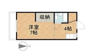 ホワイトメゾンミツオカの間取り画像