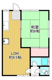 中井コーポ Bの間取り画像