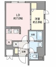 ベルデュール代々木の間取り画像
