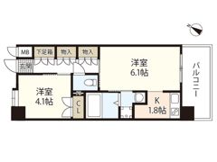 Papillon unの間取り画像