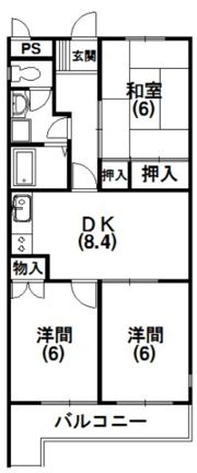 第2マーブルハイツの間取り画像