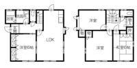 北島町高房戸建の間取り画像