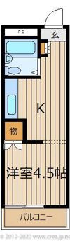 柏町ハイツの間取り画像