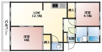 井東コーポラスの間取り画像