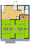 タウニー通谷B棟の間取り画像