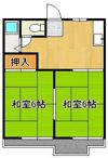 タウニー通谷A棟の間取り画像