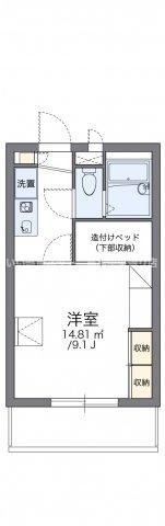 レオパレスラフィーネの間取り画像