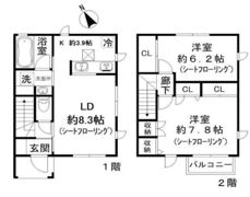 enineの間取り画像