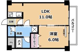 ジュネス堅田の間取り画像