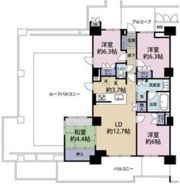 グランロジュマン豊中少路(C街区)の間取り画像