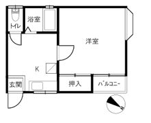 ハイツハリーⅠの間取り画像