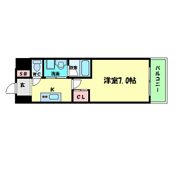 インペリアル靭本町の間取り画像
