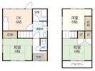 岡本貸家 Bの間取り画像