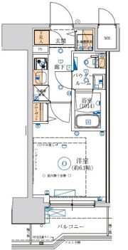 SHOKEN Residence横浜阪東橋の間取り画像