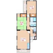 ランデックス21B棟の間取り画像